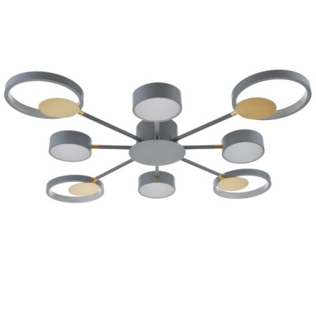 Causteen with PDU 2301/8GR LED 160W 3000-6000k gray 93x93x8 cm Bayerlux