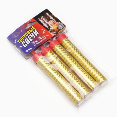 Fontans candles, 10 cm, 30 seconds, 4 pieces-3