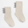 Nosk children's terry with stoppers Minaku, white color, size 14-16 cm