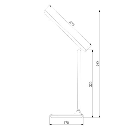 Luminaire Elektrostandard, Brava Led 8 watts, 170x170x645 mm, IP20, white color-4