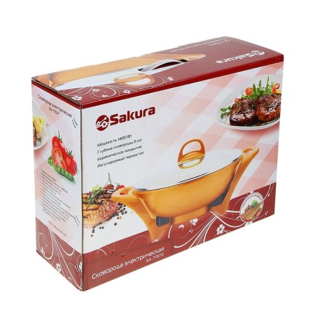Electric pan Sakura SA-7707G, 1500 W, D = 32, depth 11 cm-5