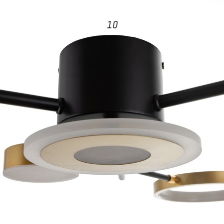 Causteen with PDU 2300/7GD LED 150W 3000-6000k gold 75x75x9 cm Bayerlux-5