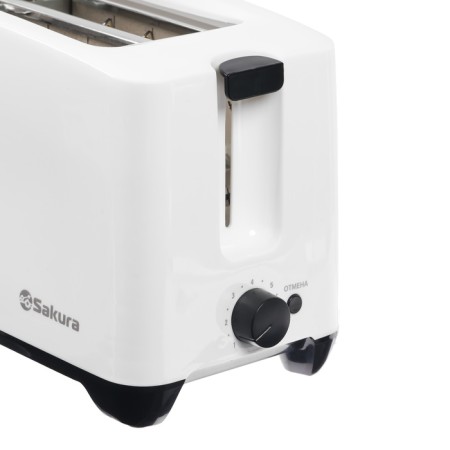 Toster Sakura SA-7609W, 750 W, white-1