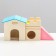 House for rodents with ladder, wood 24.2 x 10 x 10 cm
