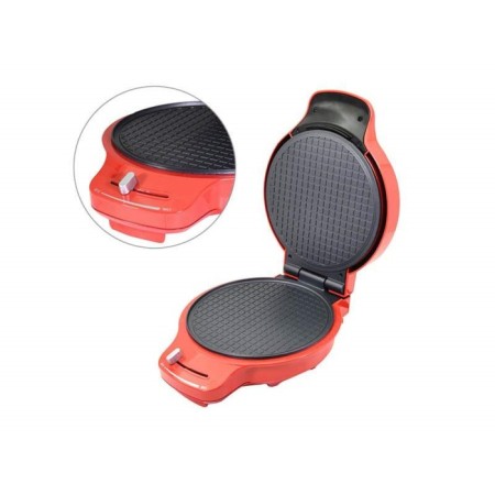 Electric wafflerier Oursson WM1203/RD, 1200 W, thin waffles, anti -stick coating, red-1