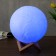Night with PDD "Planet" RGB LED USB white 18x18x19 cm Risalux