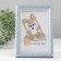 Photo frame Plastic "Vintage" 10x15 cm, blue