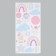 Interior color sticker "Cute animals and rainbow" 30x60 cm