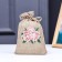 Gift bag with thermonacle "flowers" 10 x 14 cm