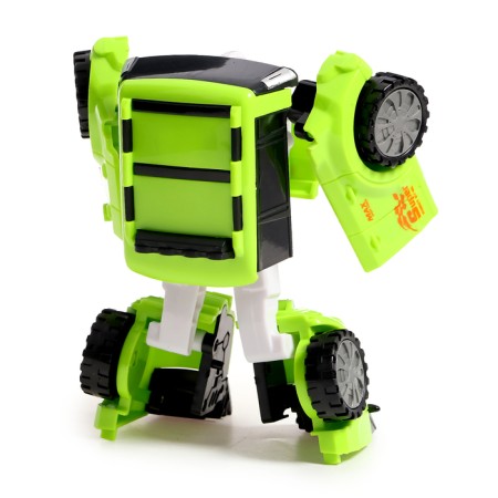 Set of robots "Autobots", 2 pieces, green color, white-11