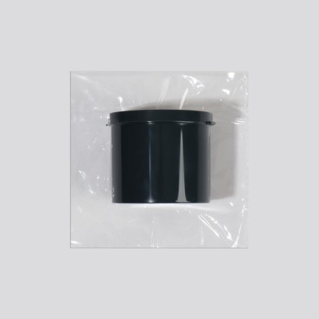 PinneApple makeup sponge, set - 7 pcs, d = 5.5 cm, with a holder, in a case, emerald color-9