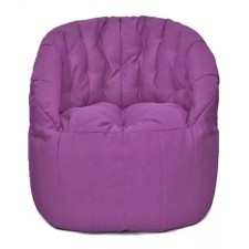 Кресло Челси, размер 85х85 см, ткань ткань рогожка, цвет сиреневый