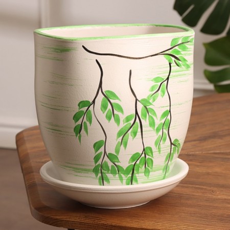Flower pot "shrub" painting 3.5 l