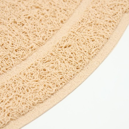 2-in-1 rug for a bowl/toilet for animals Figure, 40 x 25 cm, beige-3