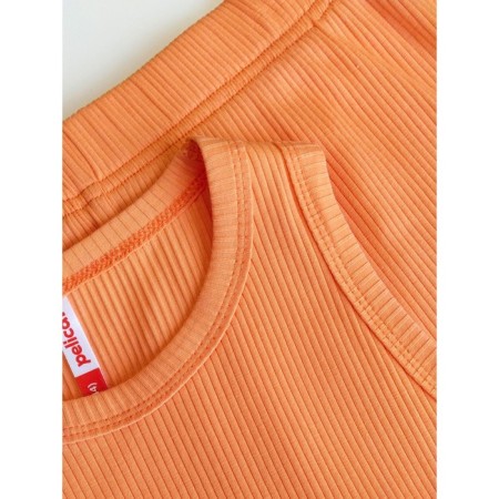 Women's shorts, size 42, orange color-3