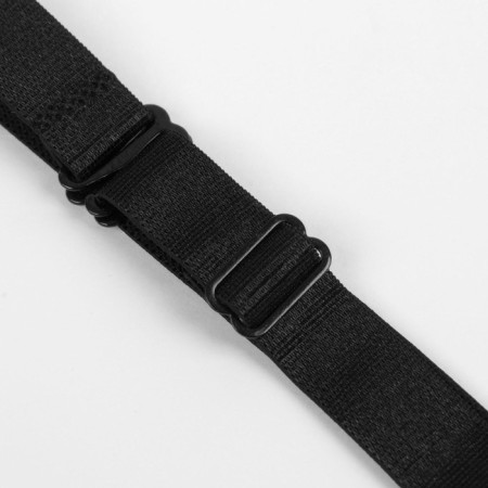 Tekstil straps, 1.5 cm, 36 ± 2 cm, pair, black color-1