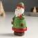 Polystone souvenir "Santa Claus in a green fur coat and cap, with a bag" 5x6x13 cm