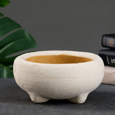 Figure Kashpo "Pier" ivory, 1l / 19x8x19cm-1