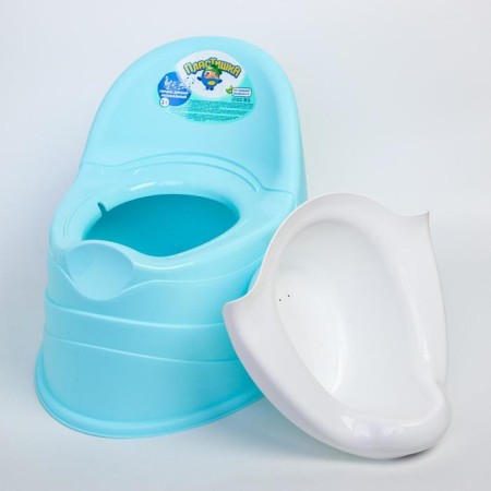 Children's musical pot, removable bowl, blue color-2