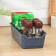 Organizer for spices Stone, 5 sections, color dark stone