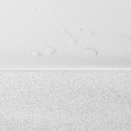 Warpeter with side on the elastic band "Bering +", size 120x200x30 cm, white color-2