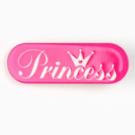 Hair hairpin "Pink mix", 4.5 x 1.5 cm-2