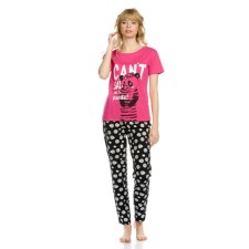 A set of T -shirts and trousers female, size XXS, raspberry color