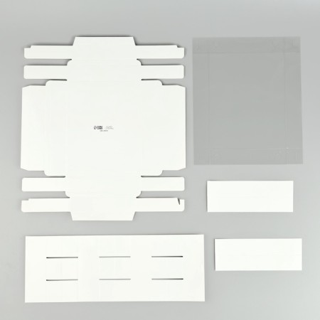 Box for 12 sweets with cells "White", 14.5 x 18.5 x 3 cm-5