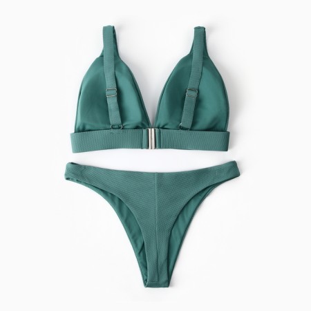 Separate female swimsuit, jade color, rn 46 (m)-10