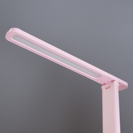 Board Lamp "ERA" LED 8W 3000K-6000K Dimmer 2 rosett 2xUSB2.0 Pink 10x28x33cm Risalux 946-5