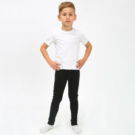 Calsons for the boy Plato, thermo, black color, height 116 cm