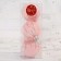 Set of balls plastic D-8 cm, 3 pcs "Galata stripes shine" pink