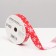 Ribbon for decor and gifts, snowflakes, 2 cm x 45 m
