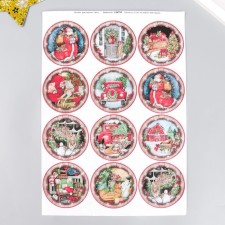 Rice decoupage map 