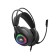 Marvo H8325 headphones, game, full -size, microphone, USB + 3.5 mm, 2 m, RGB, black