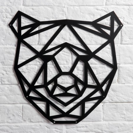 Metal panel "Bear" 30x30cm-2
