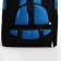 Tourist backpack on lightning, 5 outer pockets, black/blue color