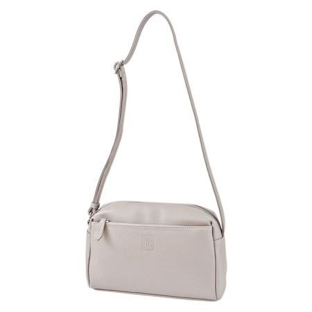 Cross-Bodi Bag on a zipper, beige color