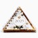 Calendar 2025 Triangular desktop on the “Magic Moments” spring, 7.4x8.5 cm