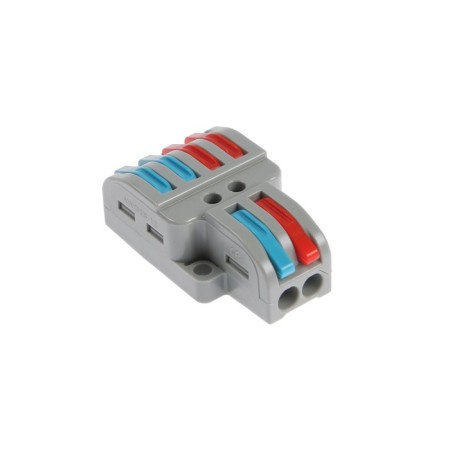 Electric terminal, 32a, 0.08-4 mm2, phase/zero, 2 input 4 conclusion, set 10 pcs-1