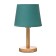 Table lamp "Eco" 1x40W E27 Light wood-green 18x18x29.5 cm Risalux