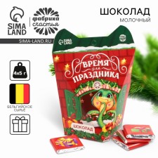New Year! Milk chocolate in the package 