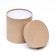 Set of round boxes 5 in 1 "plain craft", 20 x 20 - 14 x 14 cm