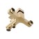 Accoona A63126AW bath mixer, single -leaf, pour 149 mm, shower set, gold