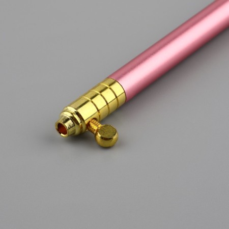 Knitting hook, with interchangeable heads, 10 pcs, D = 0.5 - 2.75 mm, 11.5 cm, color mix-2