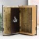 Safe-book wood to the leatherette "Hands stretching towards each other" 21x13x5 cm