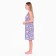 Women's bathrobe, light lilac color, size 44