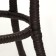 Sadovy table of artificial rattan 60x75cm wenge
