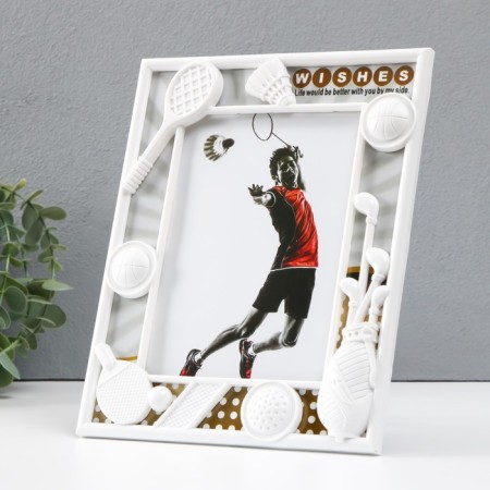 Photo frame plastic 13x18 cm "Sports Life" White 18.7x1.6x23.2 cm-1