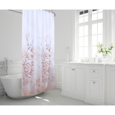 Canneto bathroom curtains, 180 x 200 cm, brown color